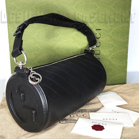 EUC Gucci Black Cylinder Shoulder Bag - Picture 2 of 11
